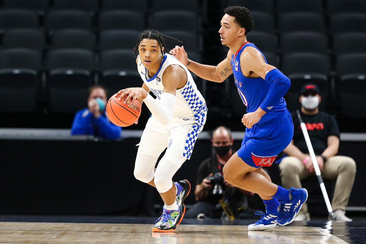 Brandon Boston Jr.

Kentucky falls to Kansas, 65-62, in the State Farm Champions Classic.

Photo by Chet White | UK Athletics
