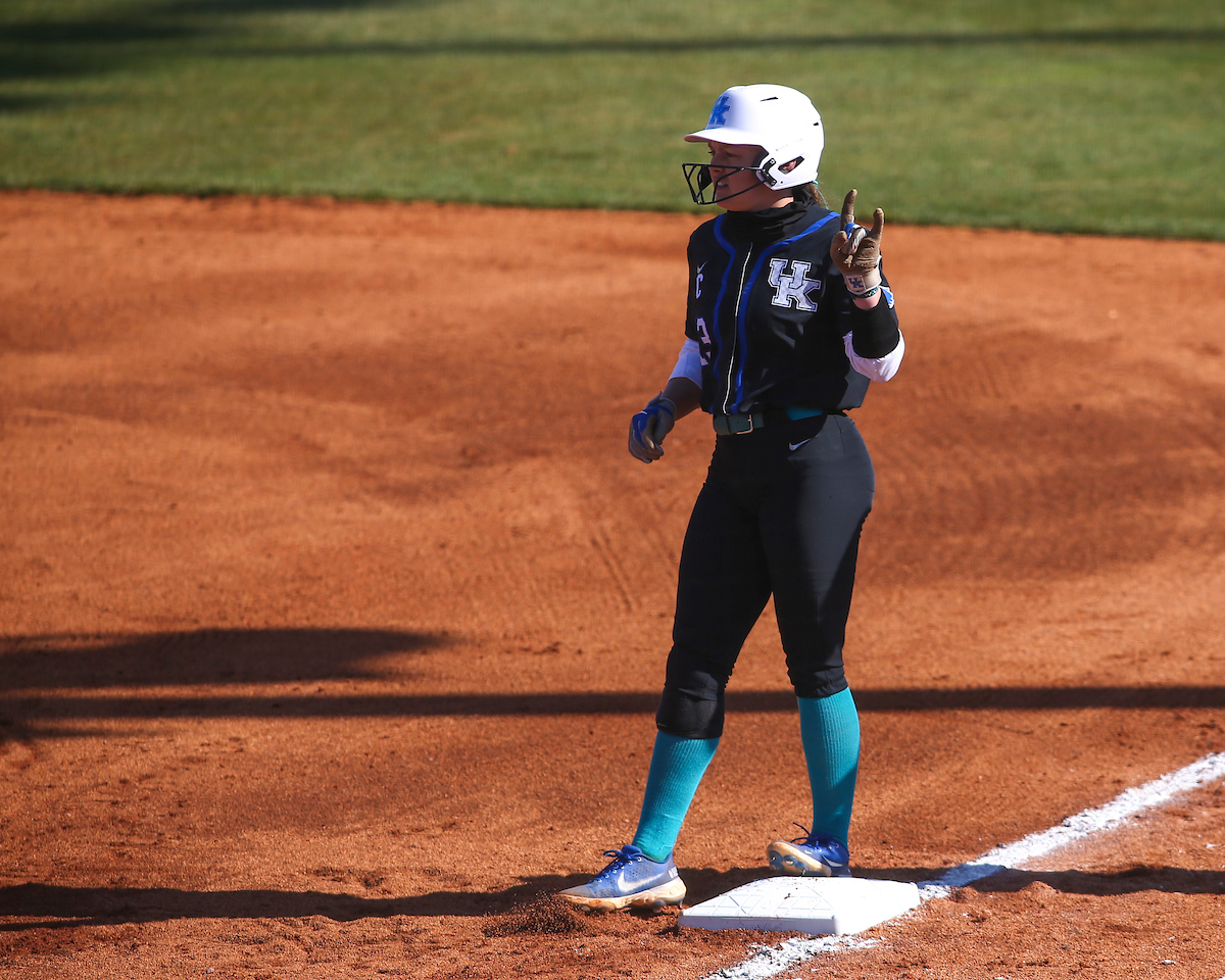 Mallory Peyton.

Kentucky wins both matches against Dayton.

Photo by Grace Bradley | UK Athletics