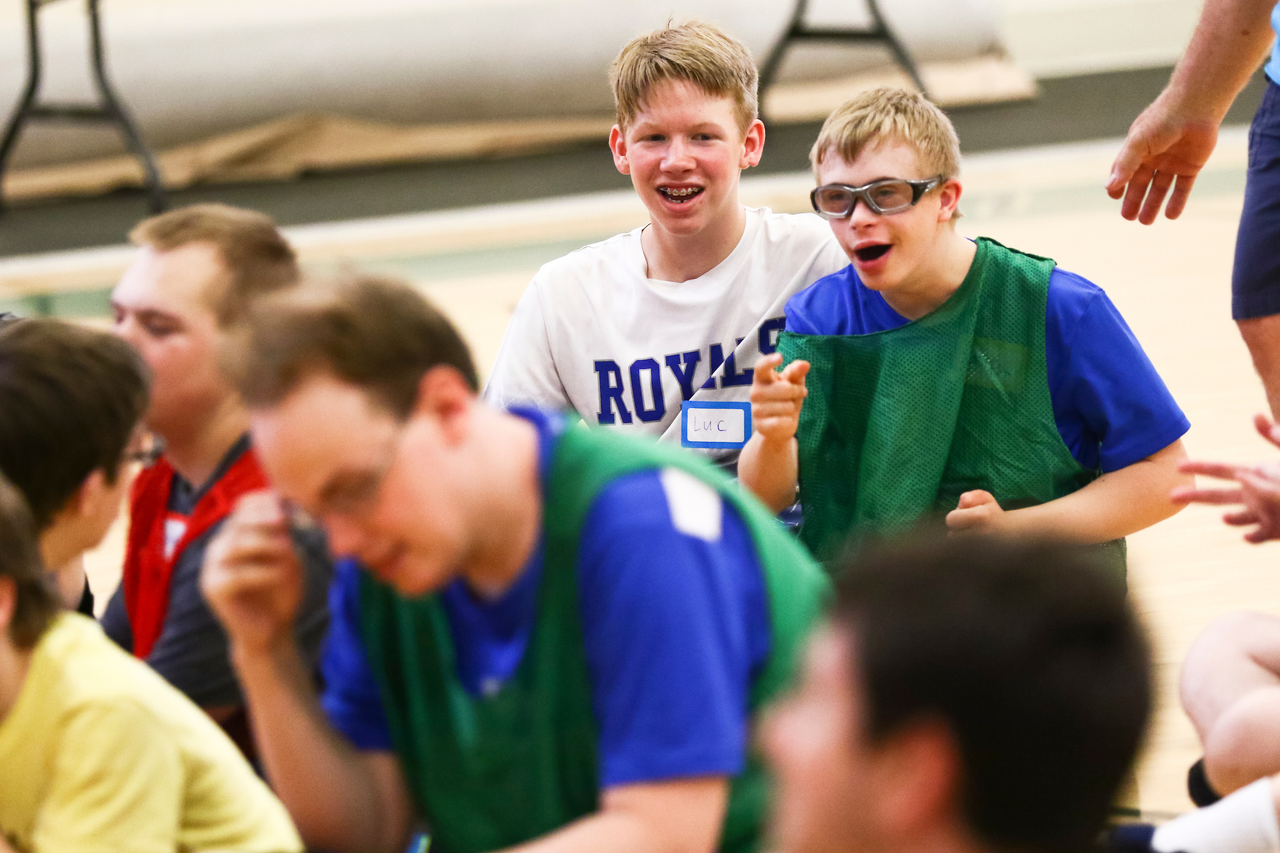 Dancing. Music. 

EJ Montgomery and Immanuel Quickley play basketball with with kids during a camp at Winstar Farm on Thursday, June 20th. 

Photo by Eddie Justice | UK Athletics