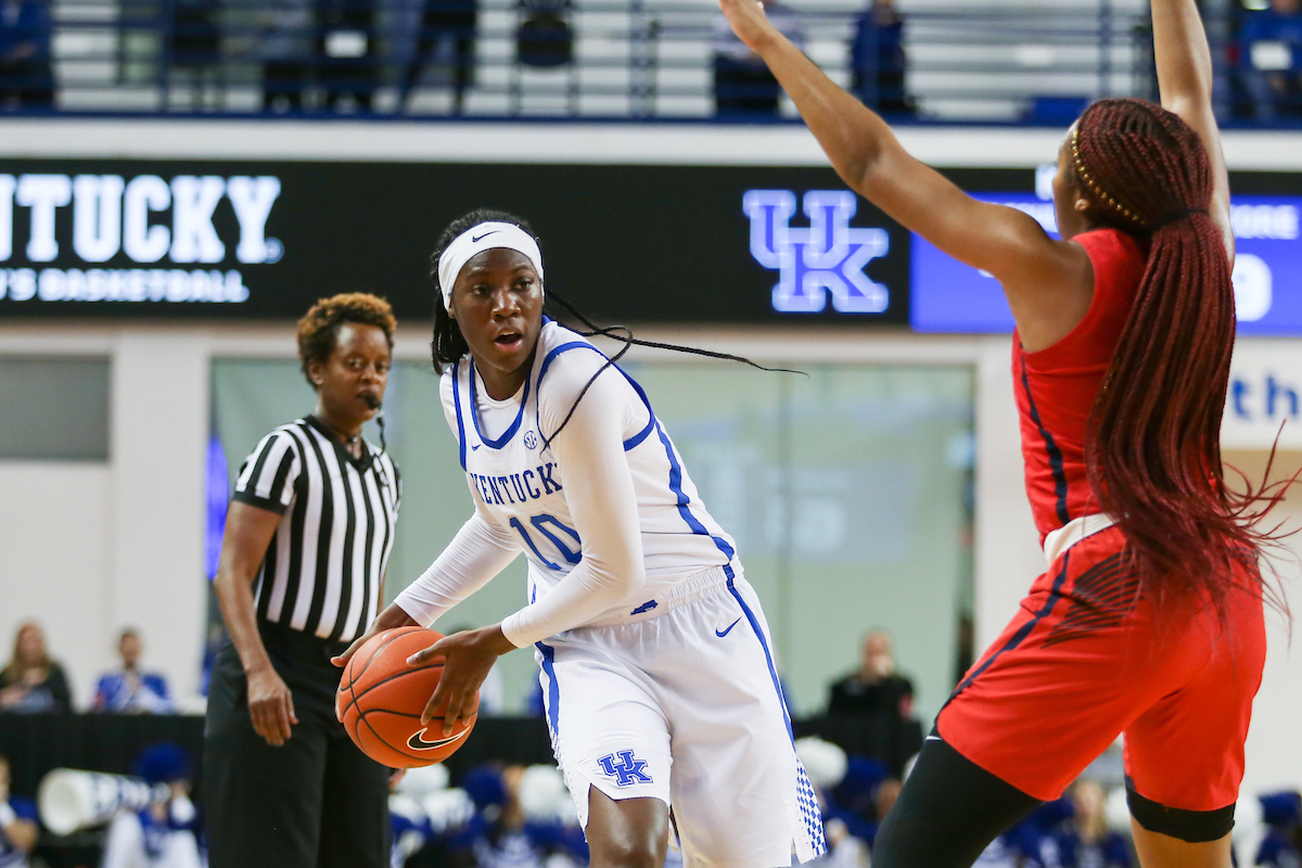 Rhyne Howard

Kentucky Women's Basketball falls to Ole Miss. 

Photo by Hannah Phillips  | UK Athletics