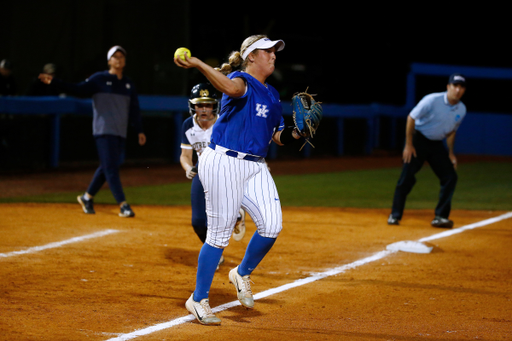 Abbey Cheek.

The University of Kentucky softball team beat Notre Dame 10-0 in the NCAA Championship Lexington Regional at John Cropp Stadium on Saturday, May 19, 2018.

Photo by Chet White | UK Athletics