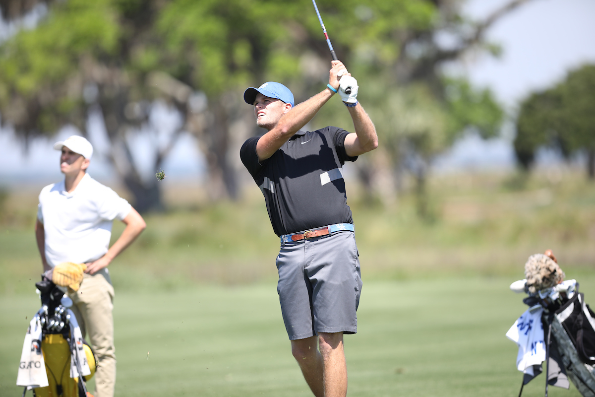 Kentucky during the first round of the SEC Championship at Sea Island Golf Club on St. Simons Island, Ga., on Wednesday, April 21, 2021. (Photo by Steven Colquitt)