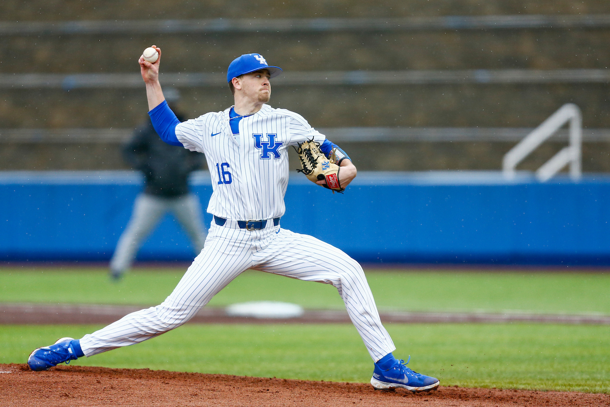 Cole Stupp. 

Kentucky beats Milwaukee, 10-0. 

Photo By Barry Westerman | UK Athletics