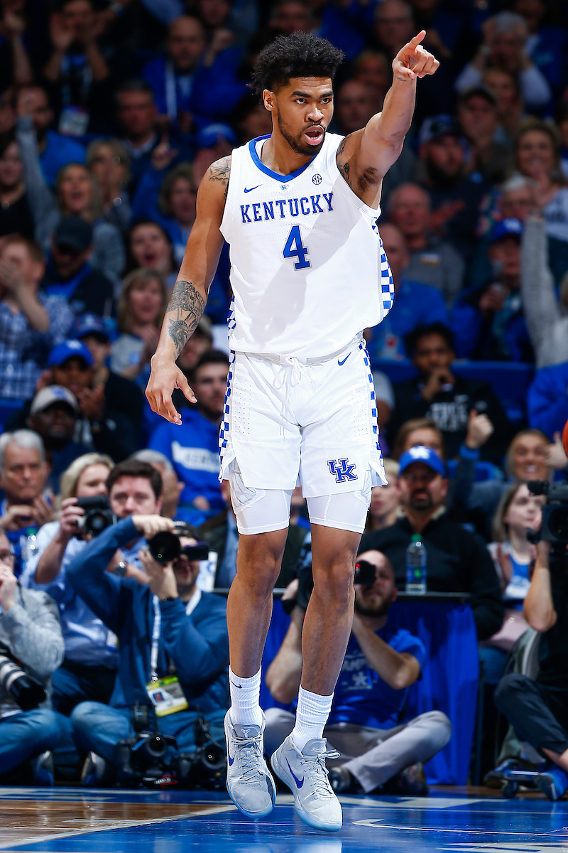 Nick Richards.

The University of Kentucky men's basketball team beats South Carolina 76-48.

Photo by Chet White| UK Athletics