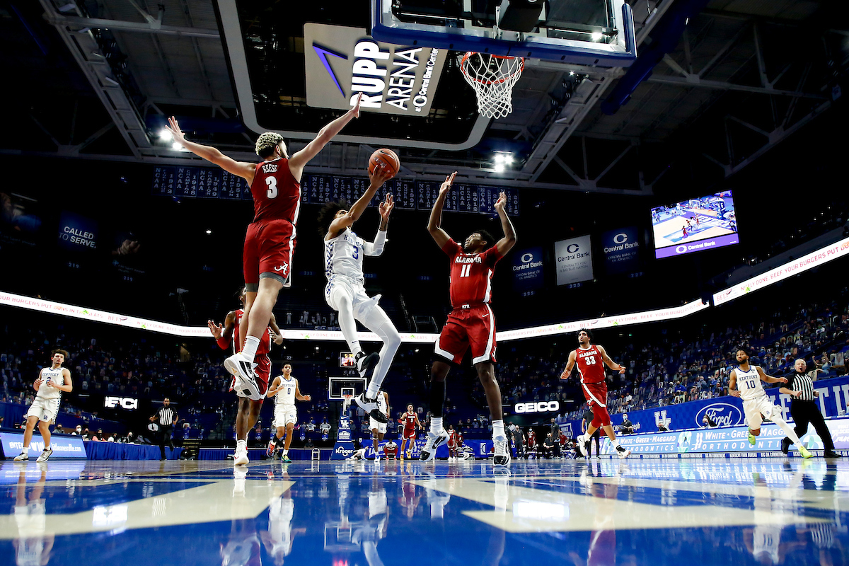 Brandon Boston Jr.

Kentucky loses to Alabama, 85-65.

Photo by Chet White | UK Athletics
