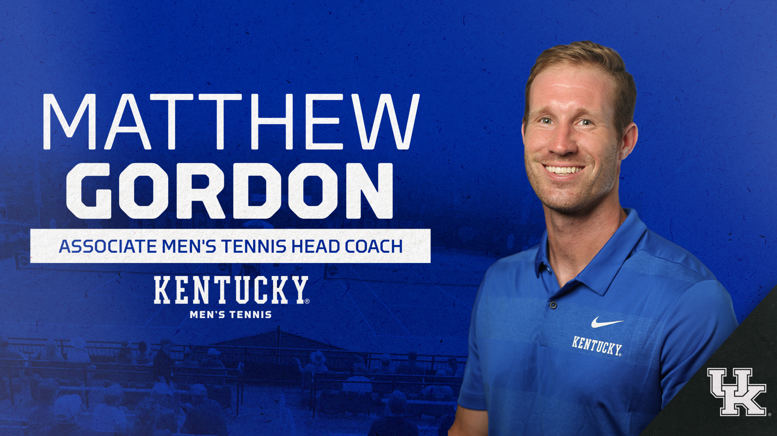 Matthew Gordon Elevated to Men’s Tennis Associate Head Coach