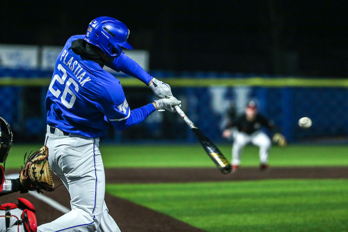 Jacob Plastiak.

Kentucky loses to Georgia 2-4.

Photo by Sarah Caputi | UK Athletics
