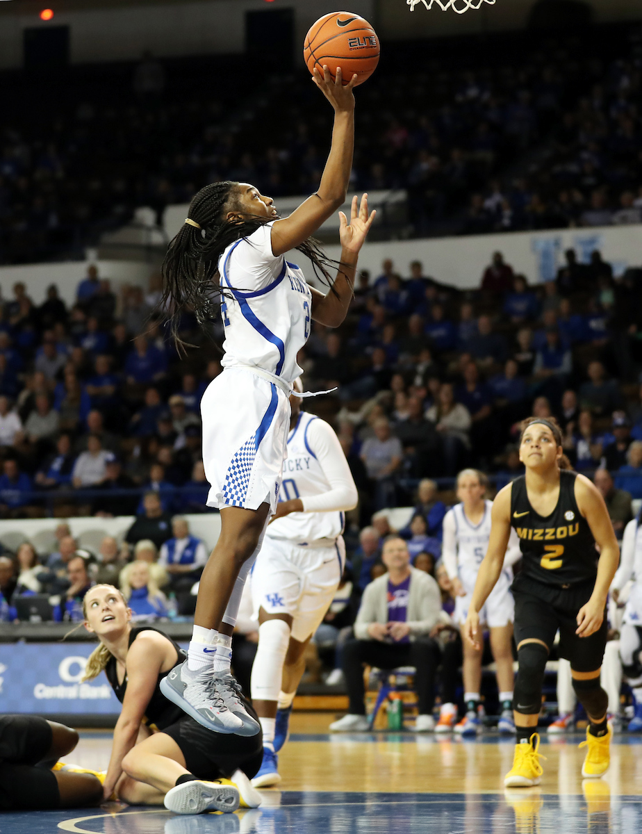 Taylor Murray

The UK Women's Basketball team beats Mizzou. 

Photo by Britney Howard  | UK Athletics