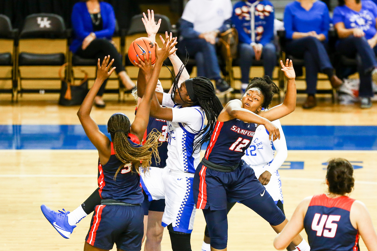 Rhyne Howard. 

Kentucky beats Samford 79-49.  

Photo by Eddie Justice | UK Athletics
