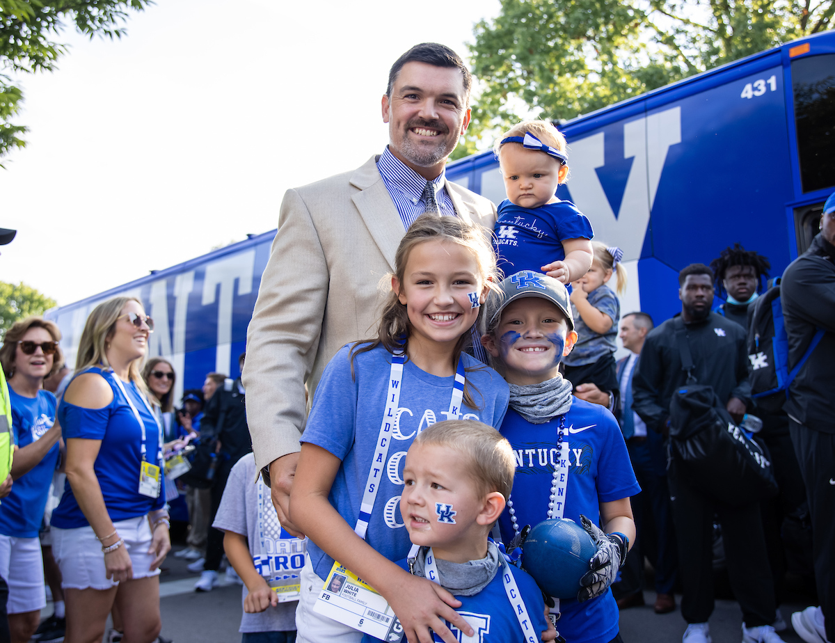 Coach Brad White

UK defeats ULM 45-10 

Photo By Jacob Noger | UK Football