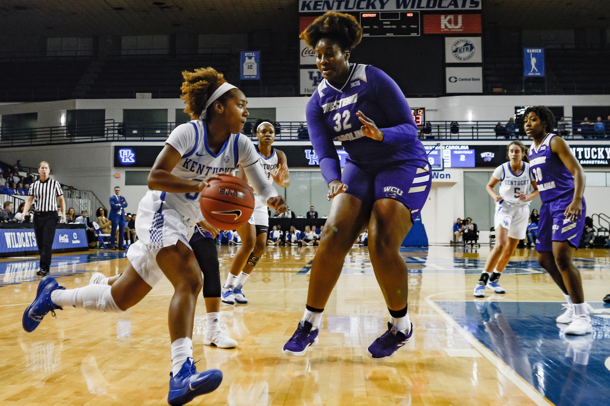 Jaida Roper. 

Women's Basketball Beat WCU 99 - 39 on Tuesday, December 18th, in Lexington's Memorial Coliseum 

Photo by Eddie Justice | UK Athletics