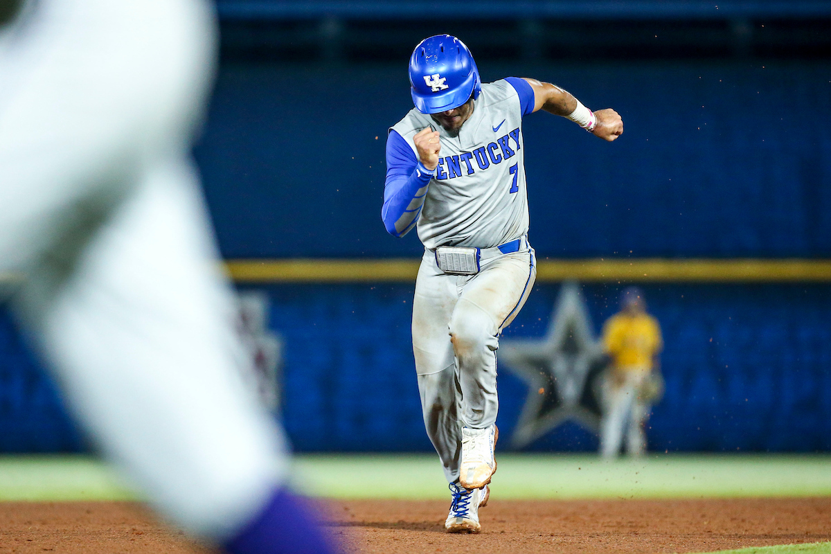 Devin Burkes.

Kentucky loses to LSU 6-11.

Photo by Sarah Caputi | UK Athletics