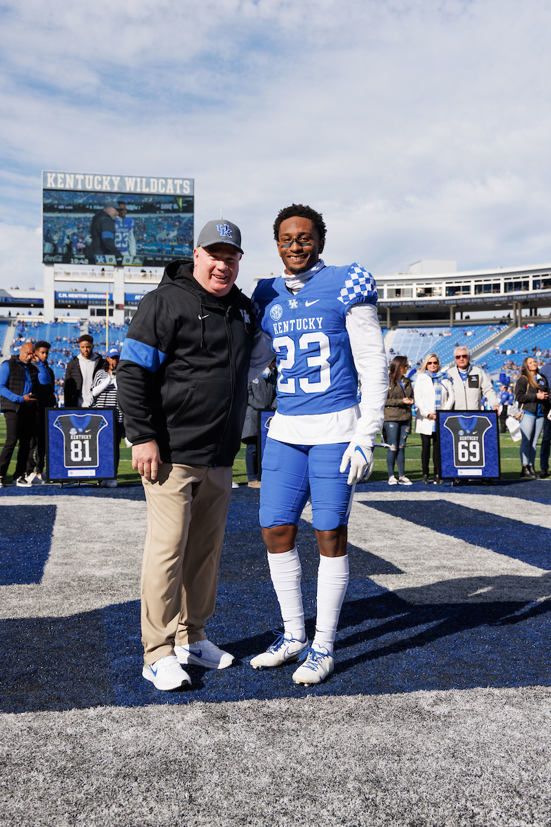 Tyrell Ajian.

Kentucky beat New Mexico State 56-16.

Photo by Elliott Hess | UK Athletics