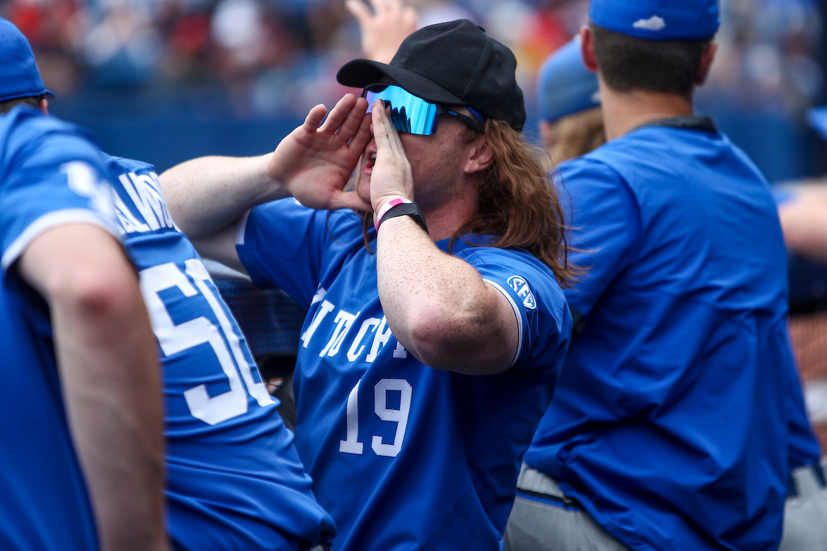 Nolan McCarthy.

Kentucky beats Auburn 3-1.

Photo by Sarah Caputi | UK Athletics