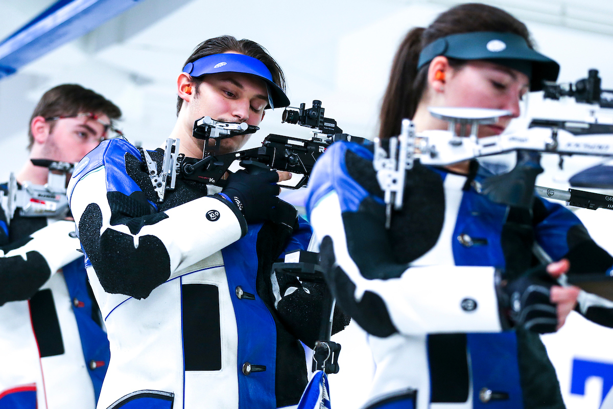 Richard Clark.

Kentucky Rifle competes against Memphis.

Photo by Grace Bradley | UK Athletics