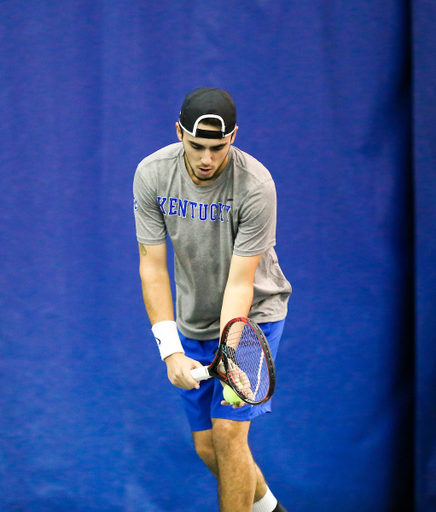 Enzo Wallart.

University of Kentucky men's tennis hosts Duke.

Photo by Maddie Baker | UK Athletics