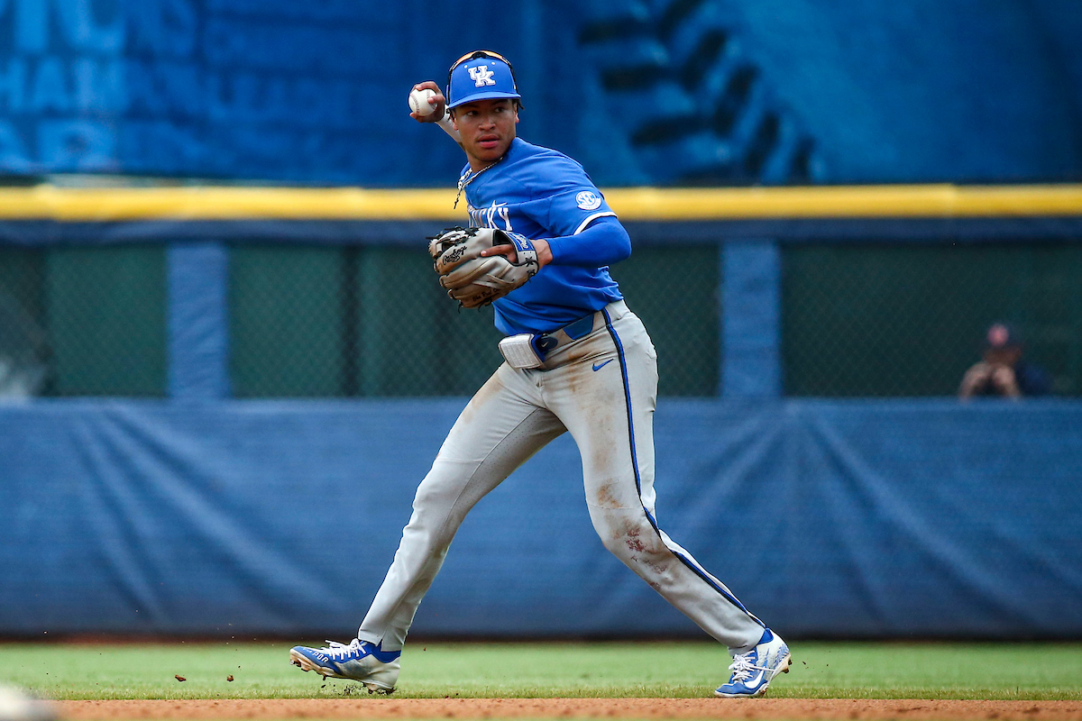 Daniel Harris IV. 

Kentucky beats Auburn 3-1.

Photo by Sarah Caputi | UK Athletics