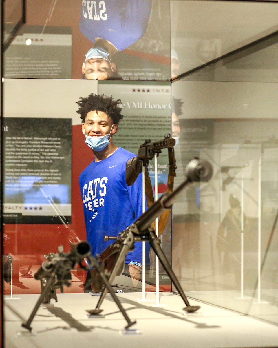 Zan Payne.

The Kentucky men's basketball team visited Fort Knox on Friday to visit with students and take a tour of the General George Patton Museum.

Photo by Grace Bradley | UK Athletics