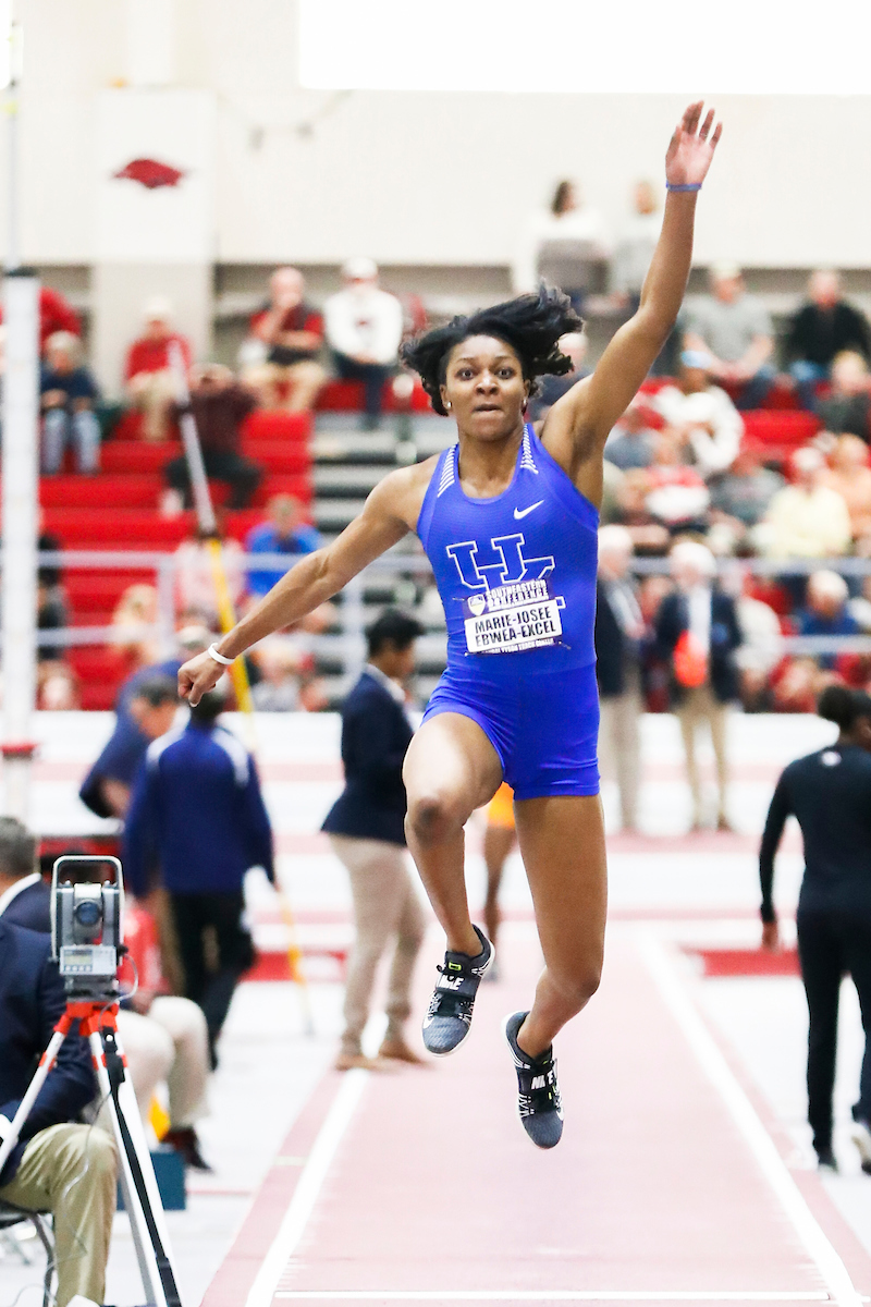 Marie-Josee Ebwea-Bile.

Day two of the 2019 SEC Indoor Track and Field Championships.

Photo by Chet White | UK Athletics