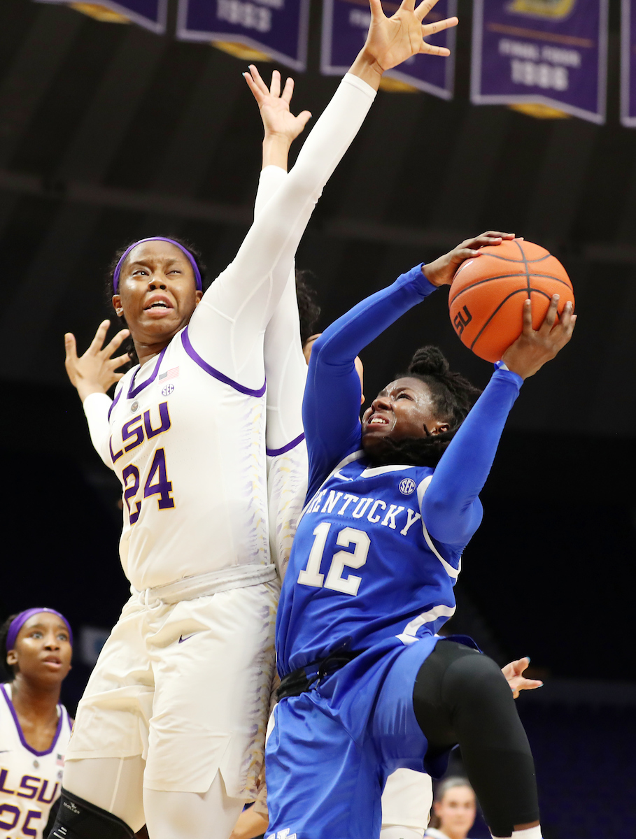 Amanda Paschal

Kentucky Women's Basketball beat LSU 64-60. 

Photo by Britney Howard  | UK Athletics
