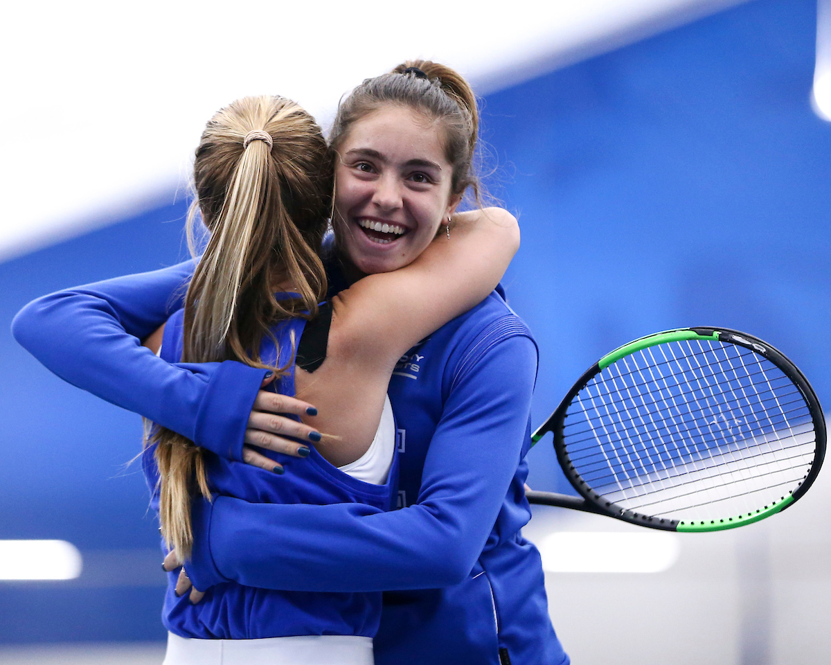 Fiona Arrese, Ellie Eades.

Kentucky defeats Miami Ohio 5-2.

Photo by Grace Bradley | UK Athletics