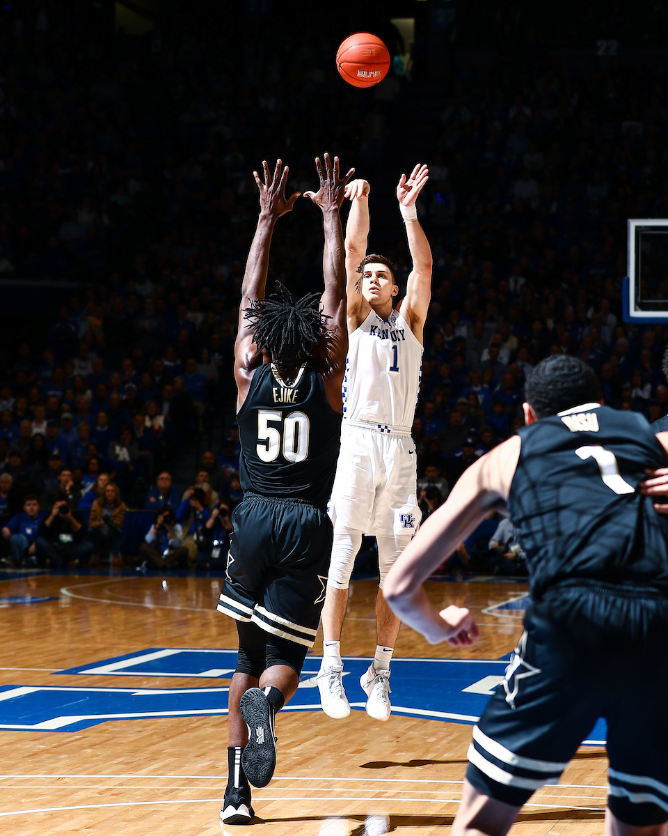 Nate Sestina.
UK beats Vandy 71-62. 
Photo by Elliott Hess | UK Athletics