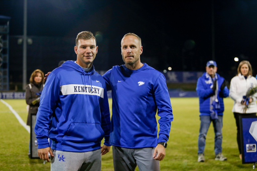 Coach Johan Cedargreen and Jakob Morgan.

Kentucky defeats University of Alabama at Birmingham 2-0.

Photo by Hannah Phillips | UK Athletics