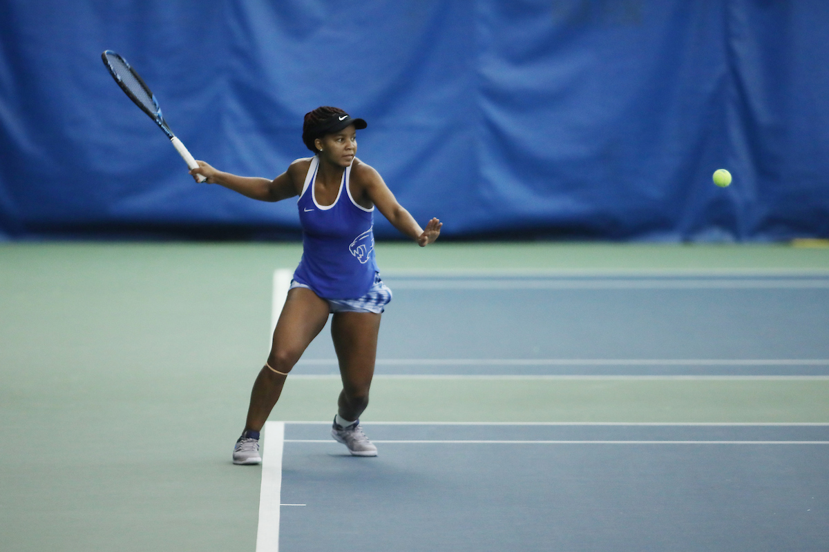 Lesedi Jacobs.

Kentucky women's tennis hosts Indiana

Photo by Quinn Foster | UK Athletics