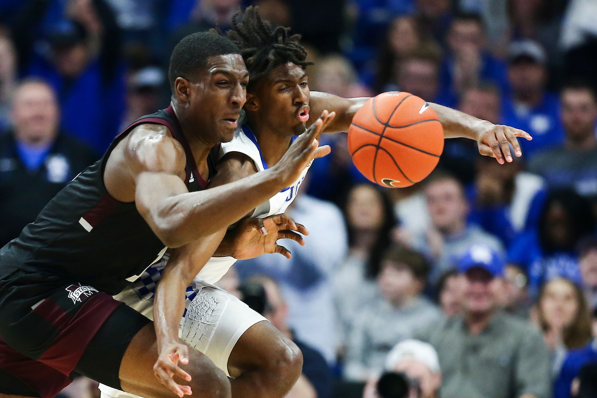 Tyrese Maxey.

Kentucky beat Miss St. 80-72.

Photo by Chet White | UK Athletics