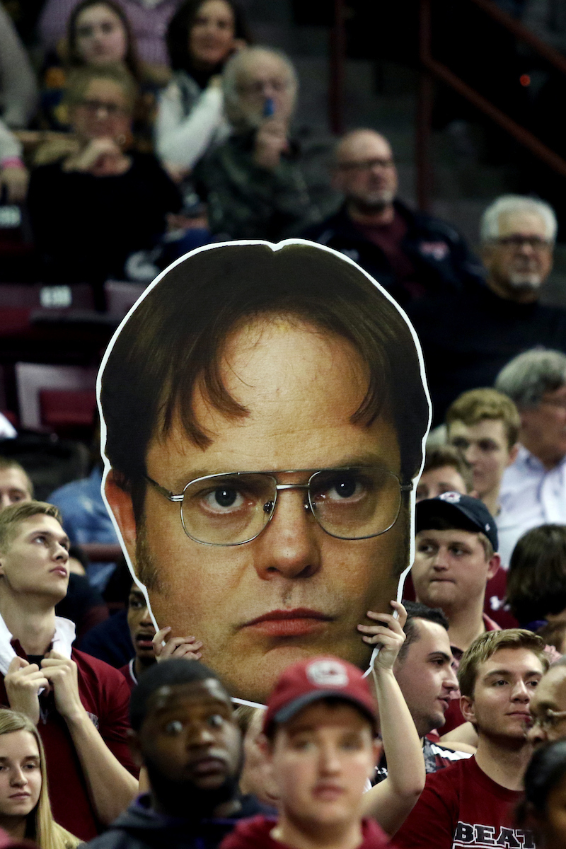 Dwight.

The University of Kentucky men?s basketball falls to South Carolina 76-68 on Wednesday, 
January 16th, 2018, at Colonial Life Arena in Columbia, SC.

Photo by Quinn Foster I UK Athletics