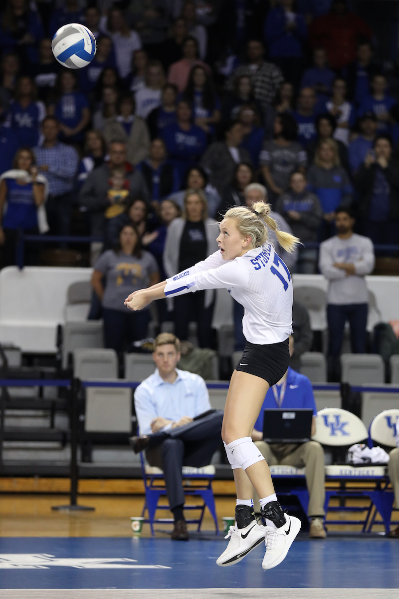 Alli Stumler.

The University of Kentucky volleyball team defeats Ole Miss.

Photo by Quinn Foster