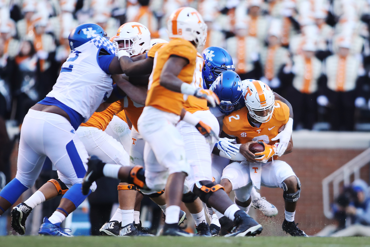 Football falls to Tennessee 24-7.

Photo by Quinn Foster.