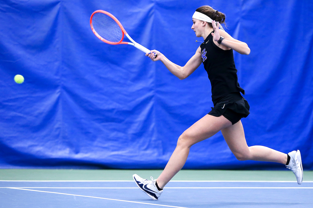 Lidia Gonzalez.

Kentucky beats West Virginia 4-3.

Photo by Grace Bradley | UK Athletics