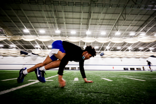 Zan Payne.

The Kentucky menâ??s basketball team prepares for the 2020-21 season with a workout circuit at Nutter Field House in Lexington, Ky. 

Photo by Chet White | UK Athletics