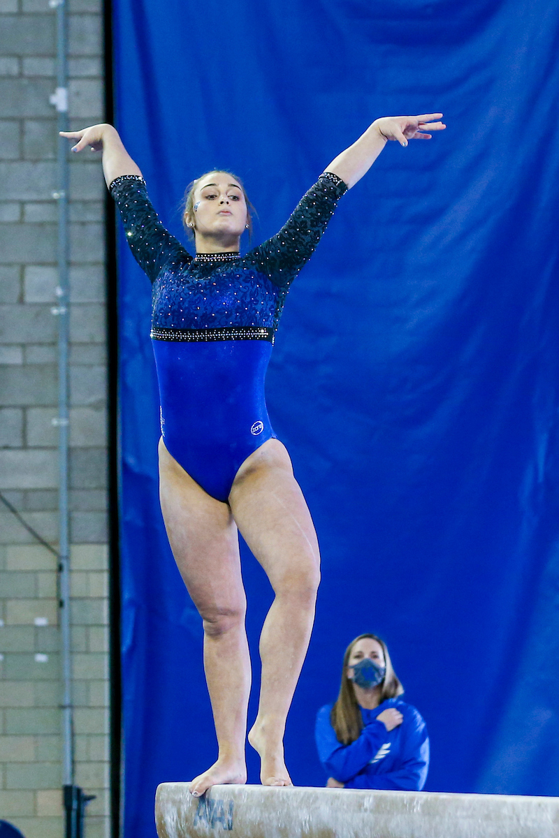 Lila Smith.

2021-22 Blue-White Meet.

Photo by Sarah Caputi | UK Athletics