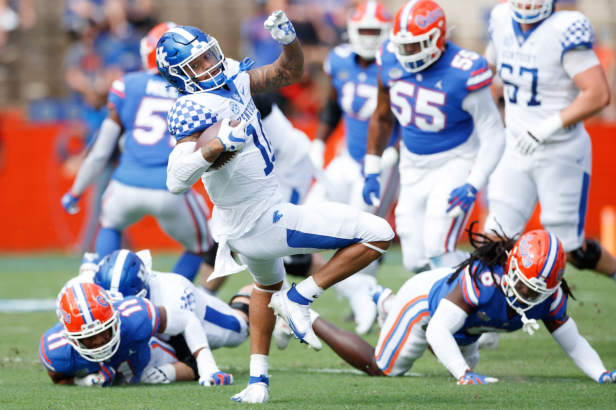 ASIM ROSE.

Kentucky falls to Florida, 34-10.

Photo by Elliott Hess | UK Athletics