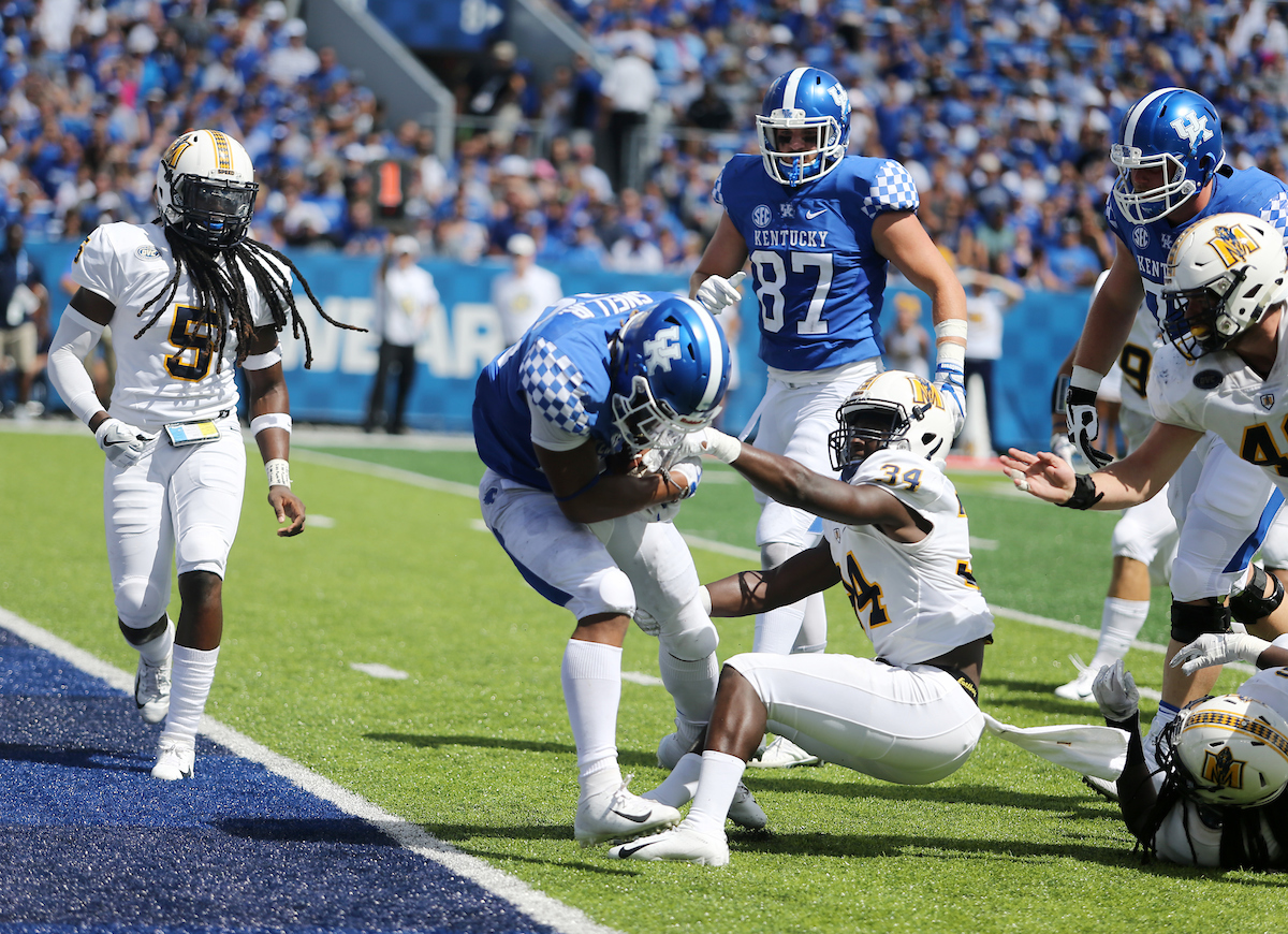 Benny Snell
UK football beats Murray State 48-10.

Photo by Britney Howard | UK Athletics