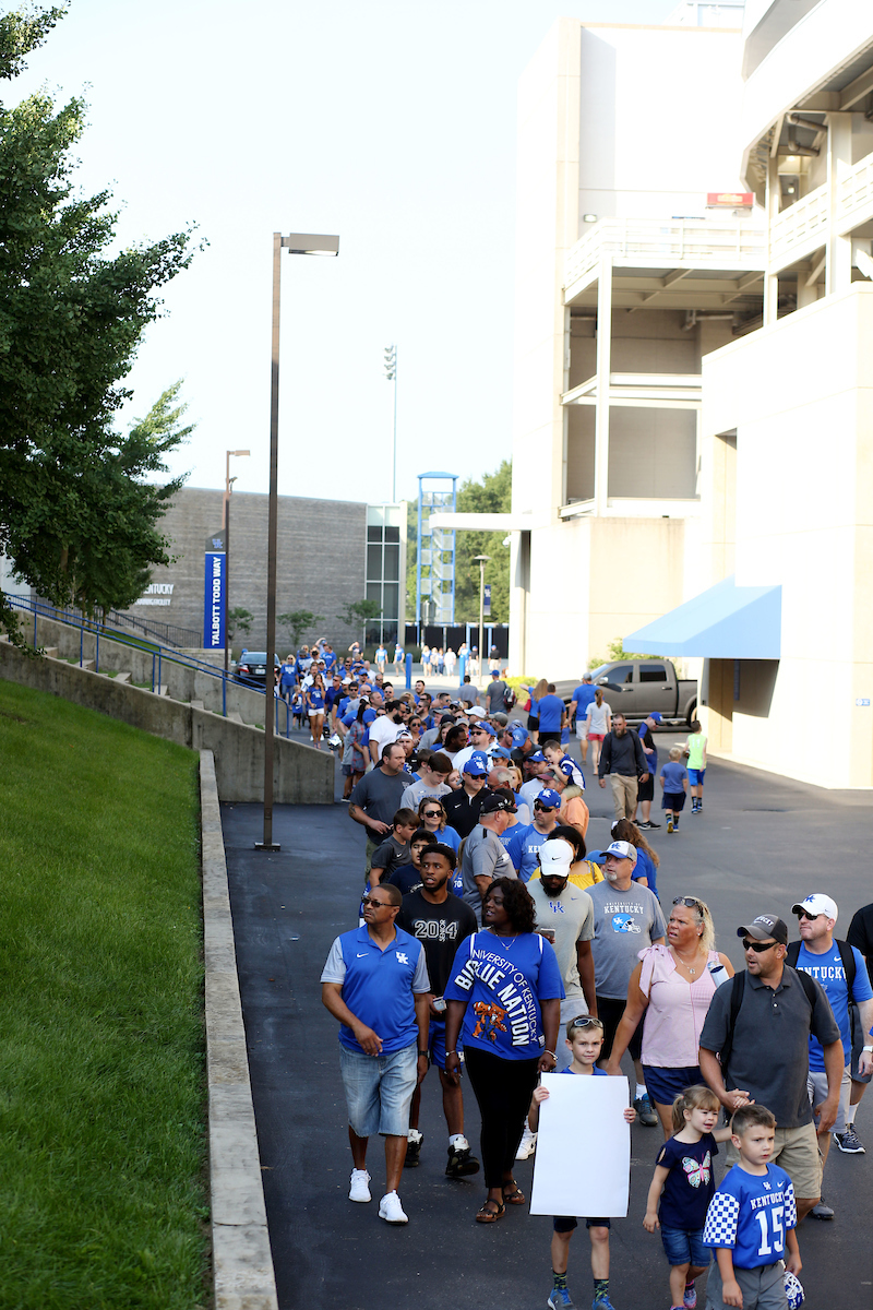 The Football Team Fan Day on Saturday, August 4,  2018. 

Photo by Britney Howard | UK Athletics