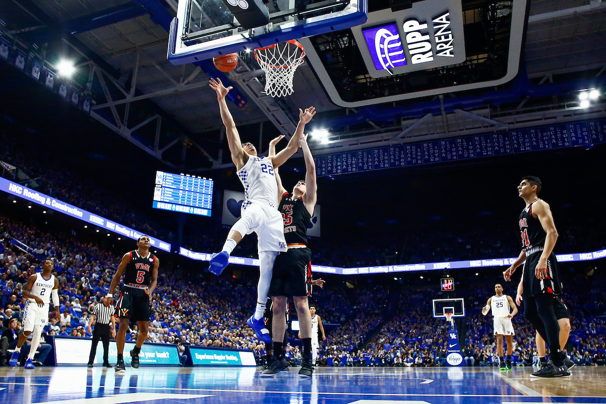 Reid Travis.

UK beats VMI 92-82 at Rupp Arena.

Photo by Chet White | UK Athletics