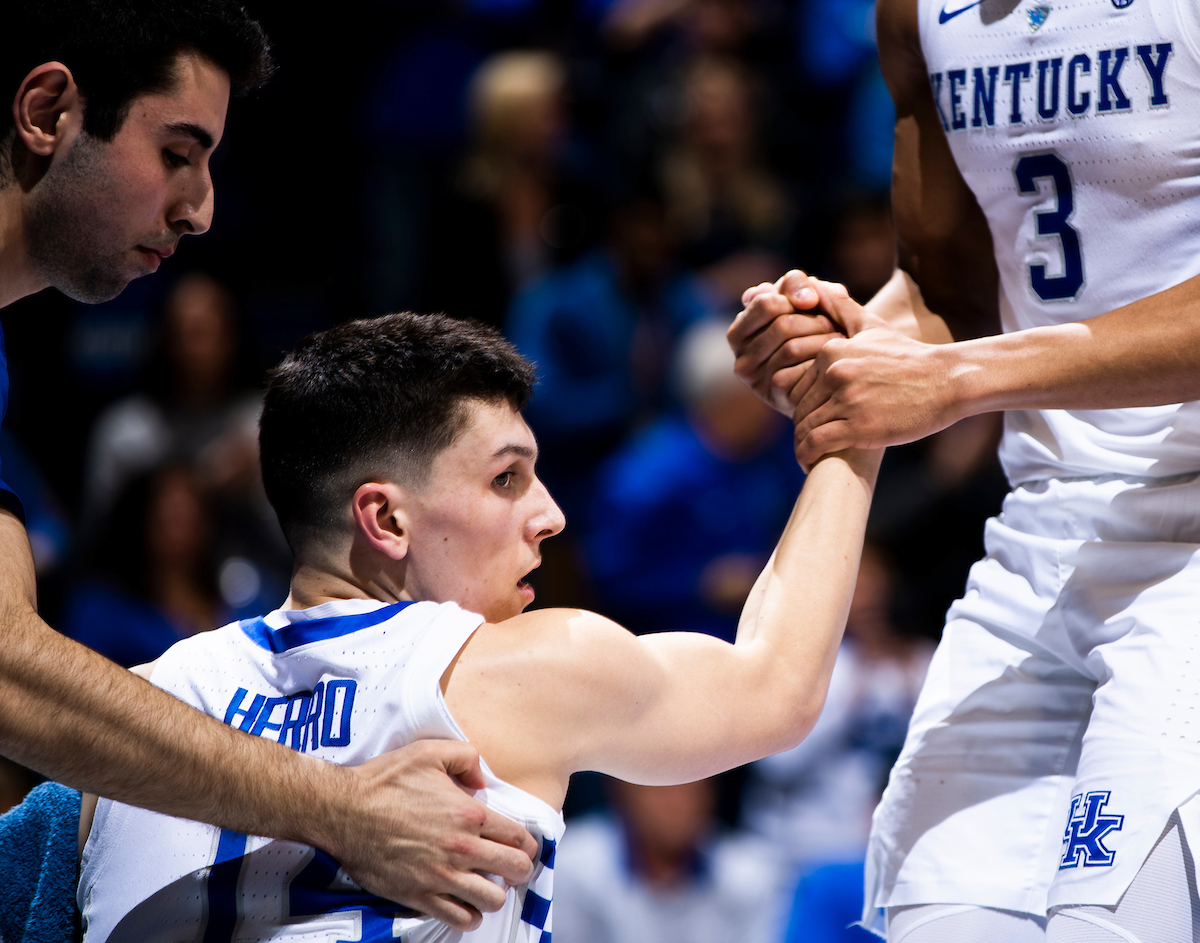 Tyler Herro.

Kentucky beat Arkansas 70-66.

Photo by Chet White | UK Athletics