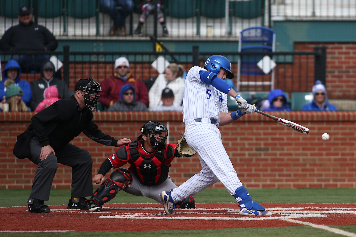 TJ Collett

The University of Kentucky baseball team beat Texas Tech 11-6 on Saturday, March 10, 2018, in Lexington?s Cliff Hagan Stadium.

Barry Westerman | UK Athletics