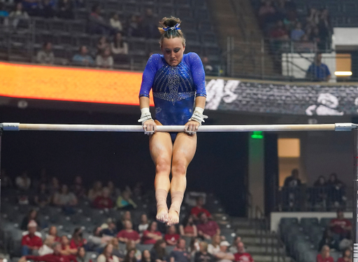 Kentucky gymnast during the SEC championship at BJCC's Legacy Arena in Birmingham, Ala., Saturday, March 19, 2022. (Marvin Gentry | Marvin-Gentry.com)