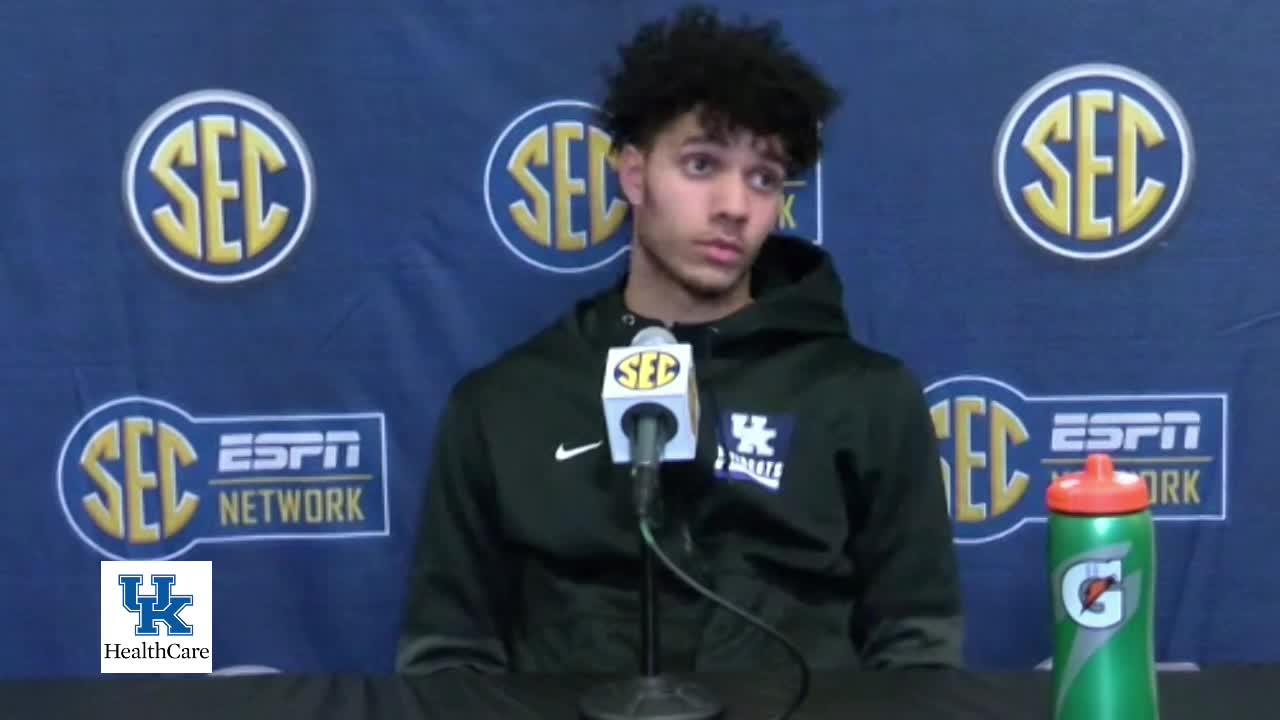 MBB: Dontaie Allen - MSU Postgame, SEC Tournament