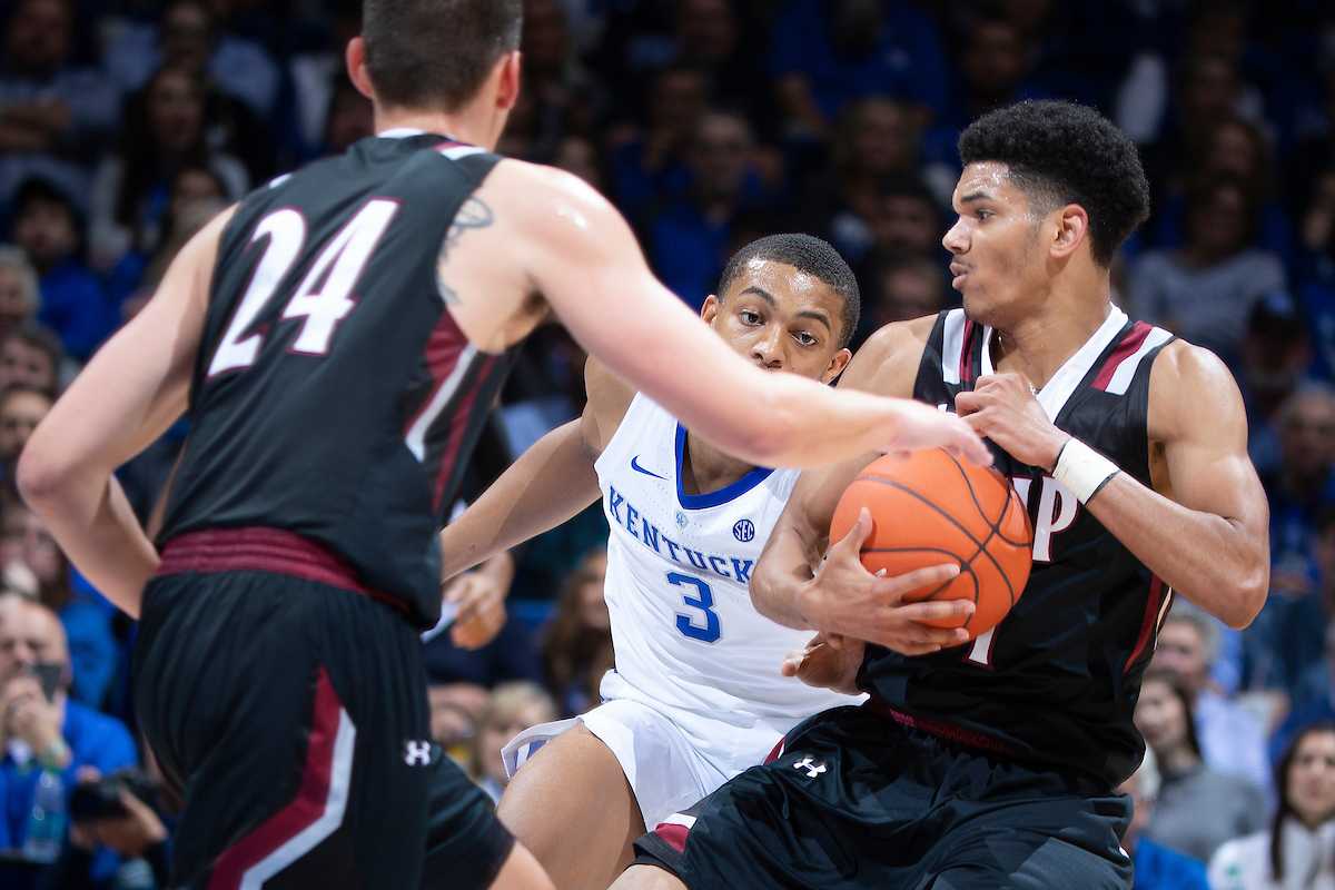 Keldon Johnson.

Men's basketball beat IUP 86-64

Photo by Chet White | UK Athletics