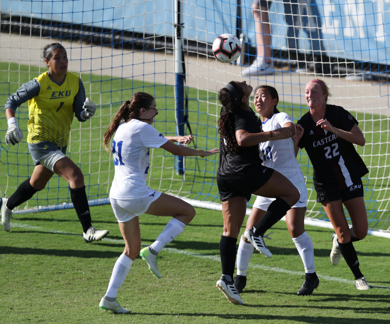 EVA MITCHELL.

The University of Kentucky women's soccer team falls to Eastern Kentucky 1-0 Sunday, September 2, at the Bell Soccer Complex in Lexington, Ky.

Photo by Elliott Hess | UK Athletics