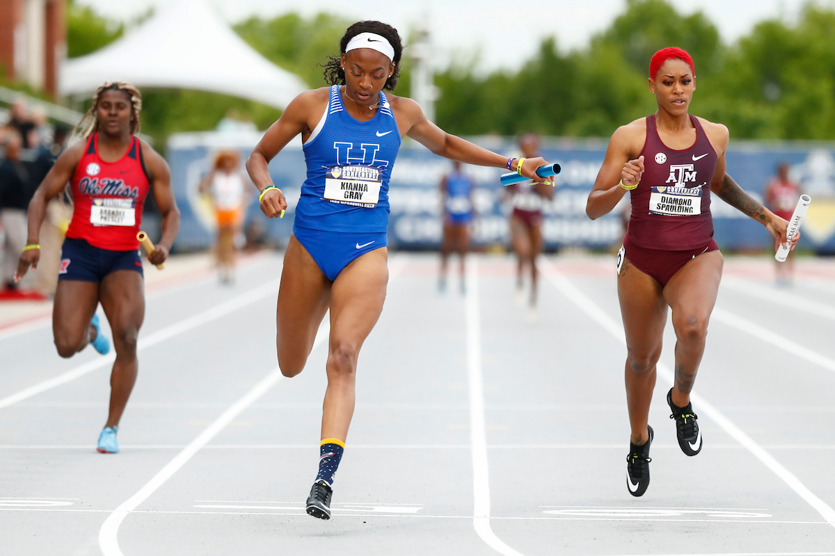 Kianna Gray.

Day three of the 2019 SEC Outdoor Track and Field Championships.