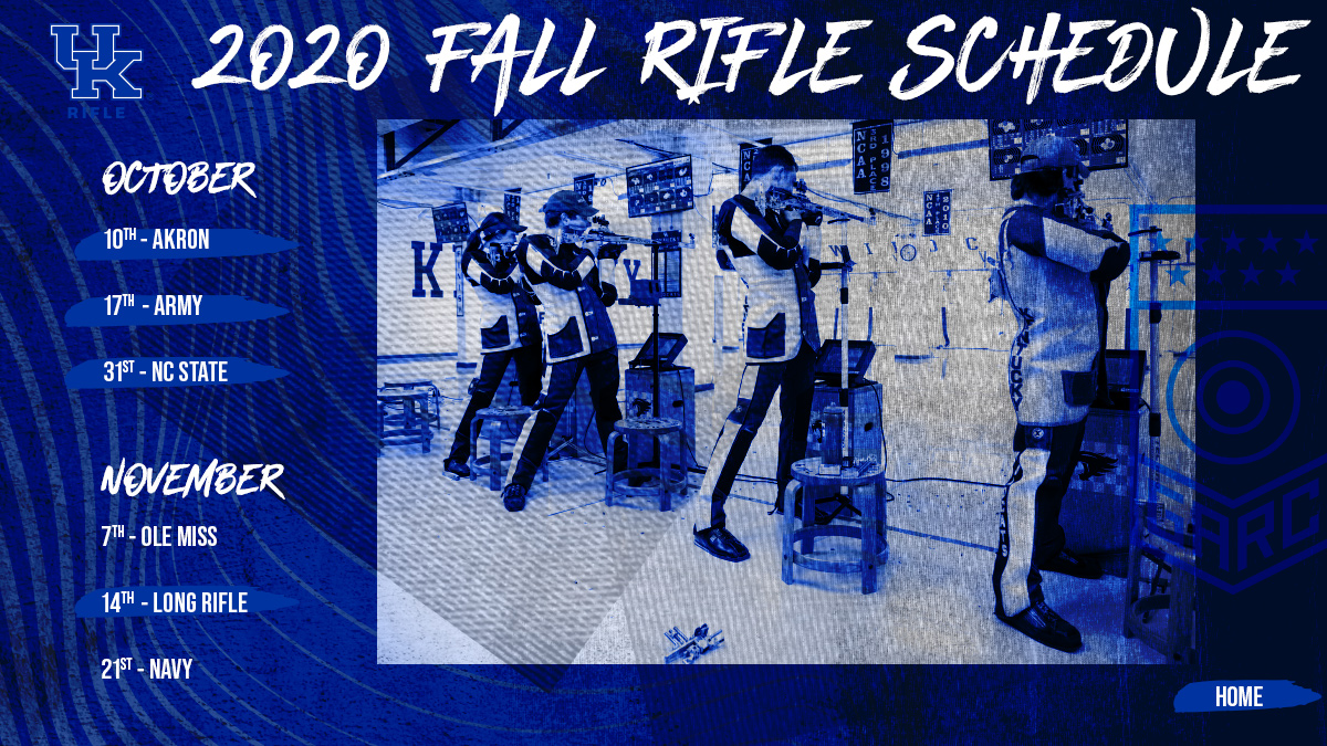 Kentucky Rifle Team Announces 2020 Fall Schedule