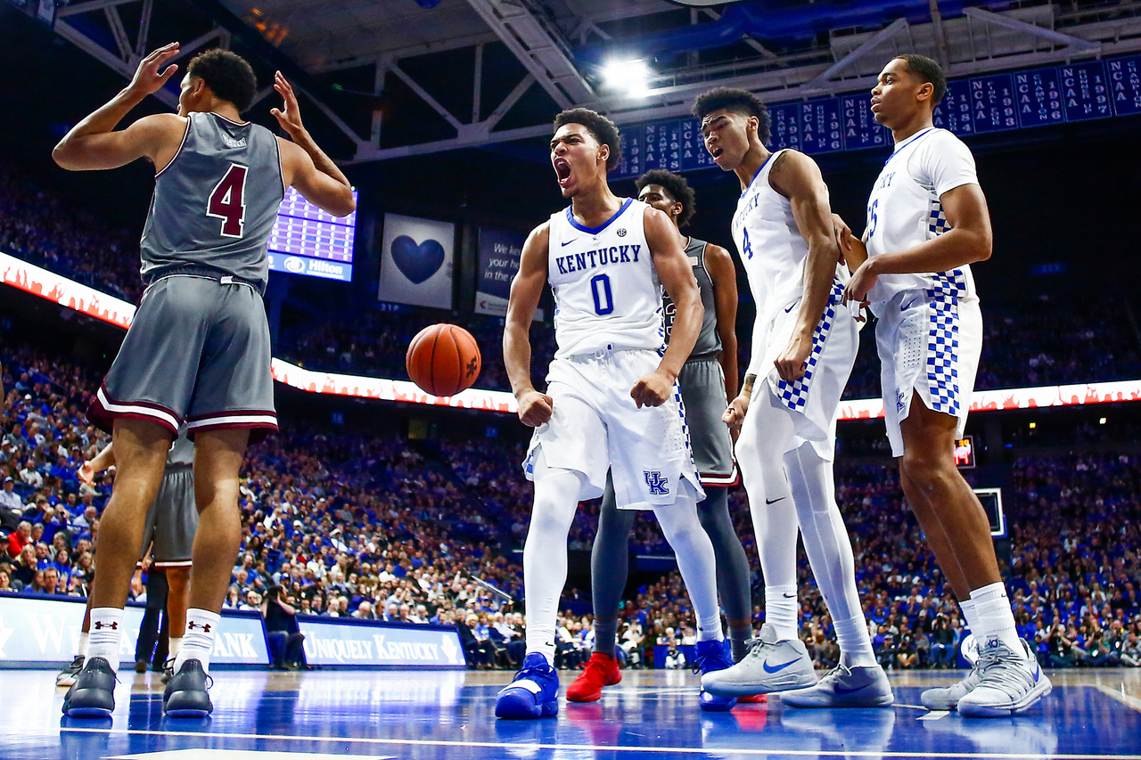 Quade Green

Men's basketball beat SIU 71-59.

Photo by Chet White | UK Athletics