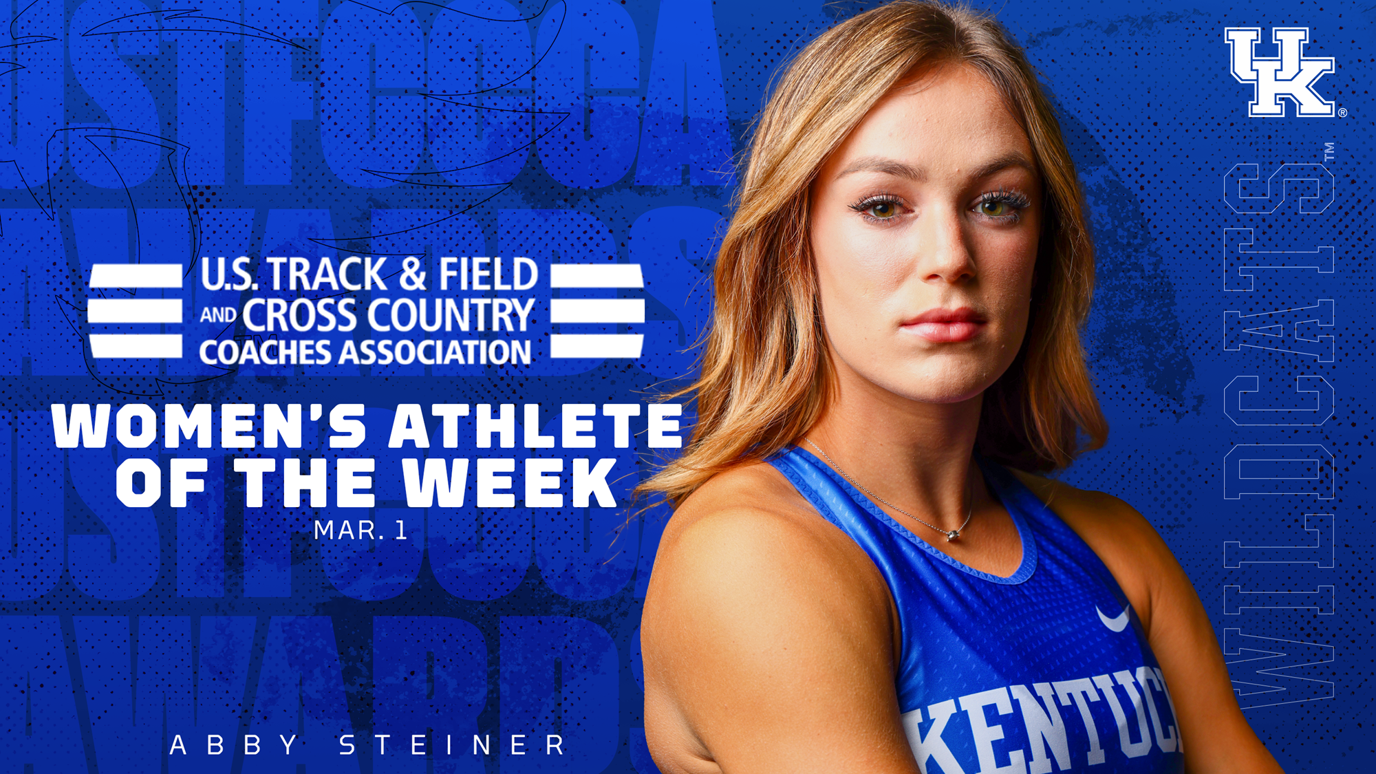 Abby Steiner Named USTFCCCA Athlete of the Week