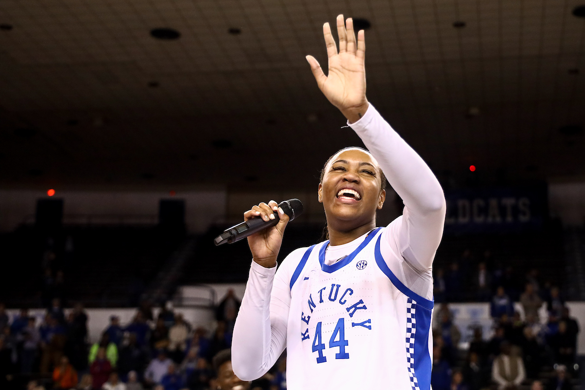 Nae Nae Cole. 

Kentucky beat Georgia 88-77.

Photo by Eddie Justice | UK Athletics
